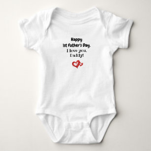 Body Para Bebé Te amo papá personalizado