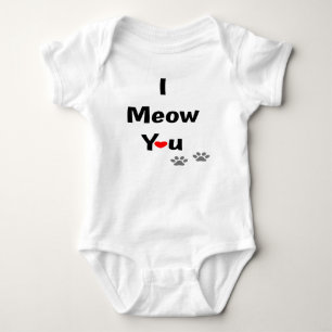 Body Para Bebé Te Amo Propietarios de Gatos San Valentín Mascotas