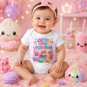 Body Para Bebé Té de Burbujas de Muñeca Linda y Suave