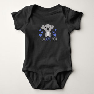 Body Para Bebé Te Dulce Koala Con Un Azul Dulce