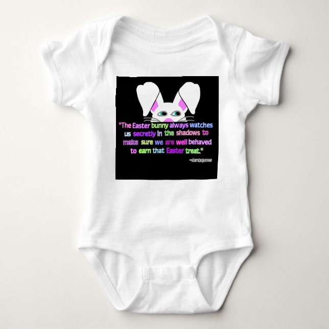 Body Para Bebé Te Veo, Traje De Bebé De Bebé De Pascua (Anverso)