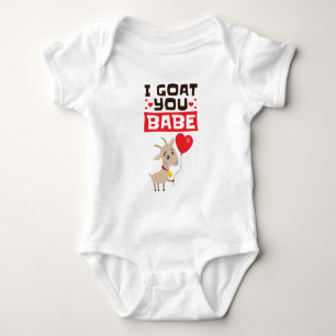 Body Para Bebé Te Voy, Babe El día de San Valentín Animal Lover