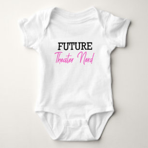 Body Para Bebé Teatro futuro Nerd Pink