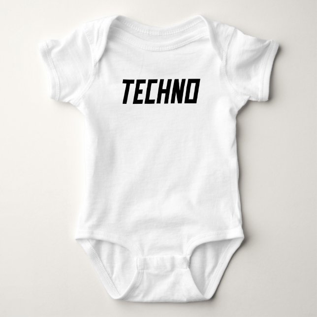 BODY PARA BEBÉ TECHNO (Anverso)