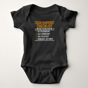 Body Para Bebé Tecnología de asistencia técnica Geek Funny Techie