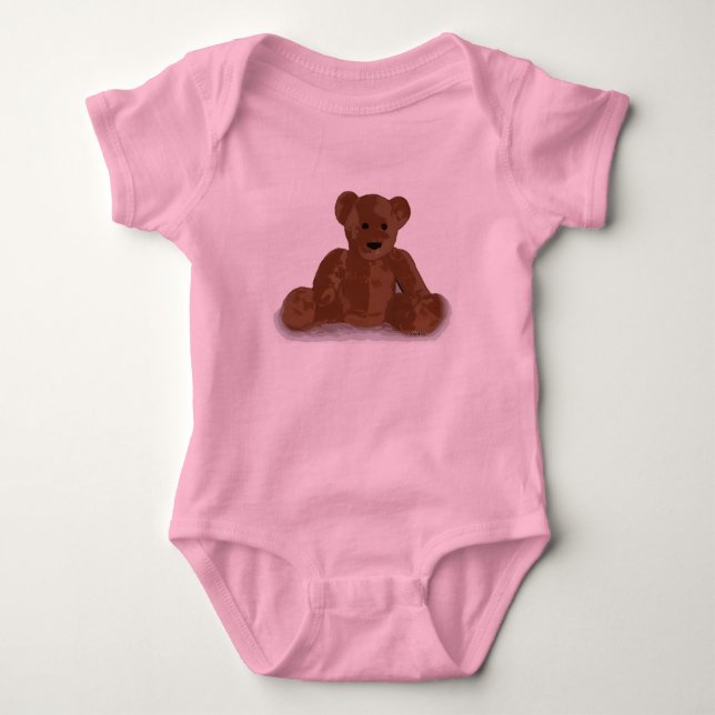 Body Para Bebé Teddy Bear (Anverso)