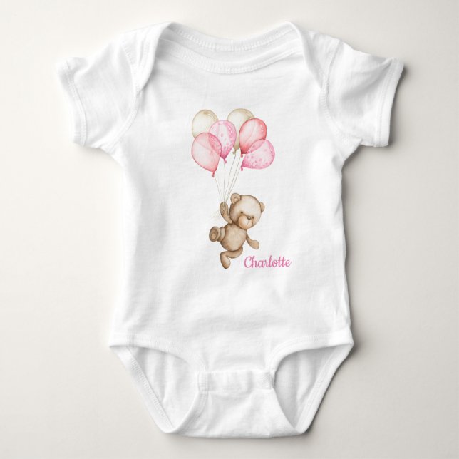 Body Para Bebé Teddy Bear Baby Bear Baby Bodysuit (Anverso)