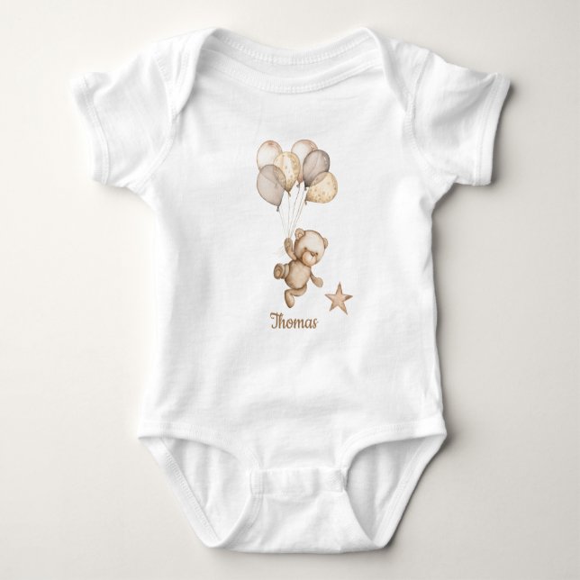 Body Para Bebé Teddy Bear Baby Bear Baby Bodysuit (Anverso)