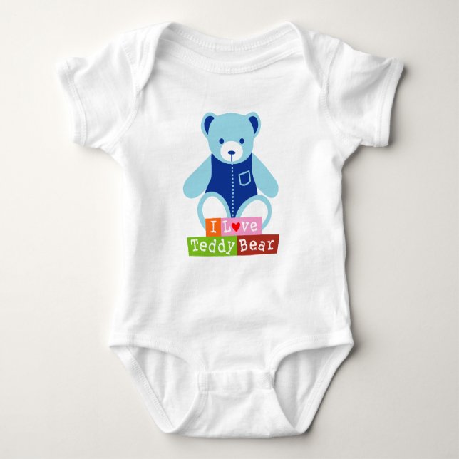 Body Para Bebé Teddy Bear Love (Anverso)