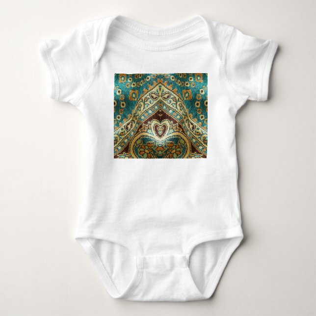 Body Para Bebé Tejido árabe: Diseño oriental árabe (Anverso)