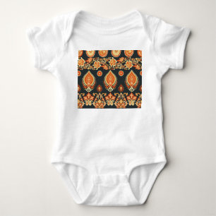 Body Para Bebé Tejido étnico oriental de Paisley