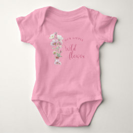 Body Para Bebé Tema de Nuestra Pequeña Niña Flor Silvestre