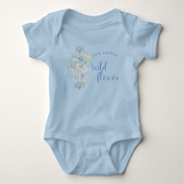 Body Para Bebé Tema de nuestro pequeño niño flor silvestre