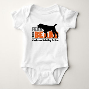 Body Para Bebé Tema la barba - el señalar Griffon Wirehaired