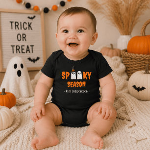 Body Para Bebé Temporada de Espanto – Primer Vestido de Halloween