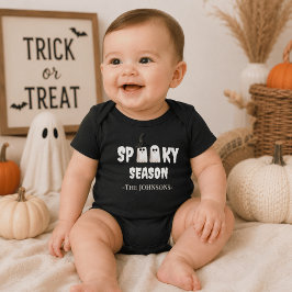 Body Para Bebé Temporada de Espanto – Primer Vestido de Halloween