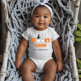 Body Para Bebé Temporada de fantasía - Primer equipo de Halloween