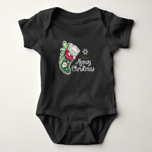 Body Para Bebé Ten un Navidad tonto y un traje de bebé