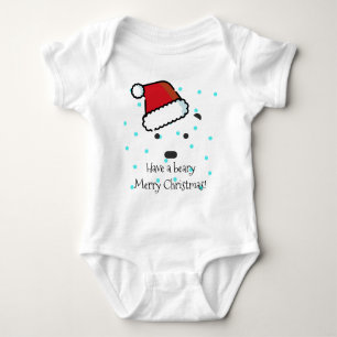 Body Para Bebé "Ten una Feliz Navidad a los beatos"
