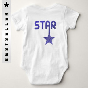 Body Para Bebé Tendencia STAR Resumen Lavender Violet