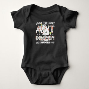 Body Para Bebé Tengo Dos Títulos Tía Y Regalo De Mamá Perra Por T