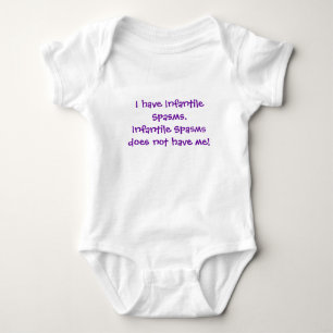 Body Para Bebé Tengo espasmos infantiles de Spasms.Infantile hago