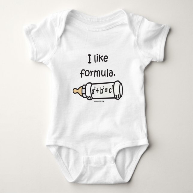 Body Para Bebé Tengo gusto de Forumla (Anverso)