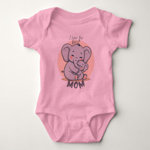 Body Para Bebé Tengo la MEJOR MAMÁ – Enterito rosa para bebé