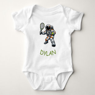 Body Para Bebé Tenis Astronauta