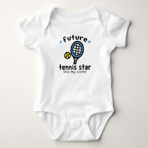Body Para Bebé Tenis Like Sister