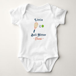 Body Para Bebé Tennis Baby Shower Little Ball Hitter - Tennis