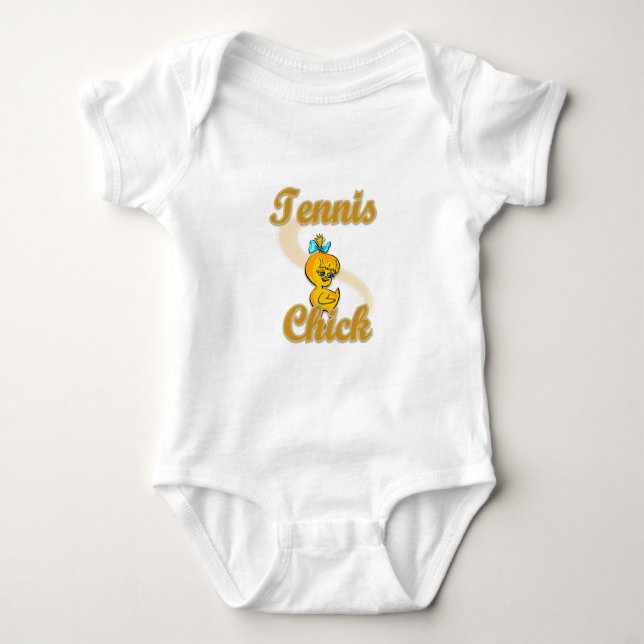 Body Para Bebé Tennis Chick (Anverso)