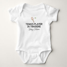 Body Para Bebé Tennis Player in Training | Custom Tennis 
