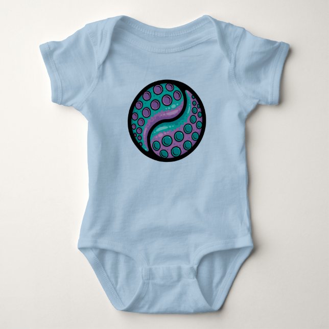 Body Para Bebé Tentacle Yin Yang (Anverso)