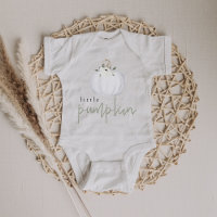 TERA Cute Sage Green Floral Pequeña Calabaza