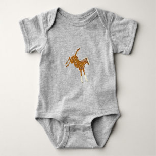 Body Para Bebé Ternera de caballo de rana - multicolor transparen