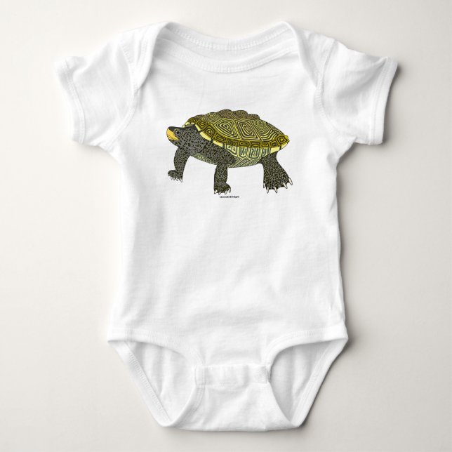 Body Para Bebé Terrapin (blanco) - Bodysuit de bebé (Anverso)