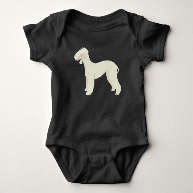Body Para Bebé Terrier de Bedlington (Anverso)