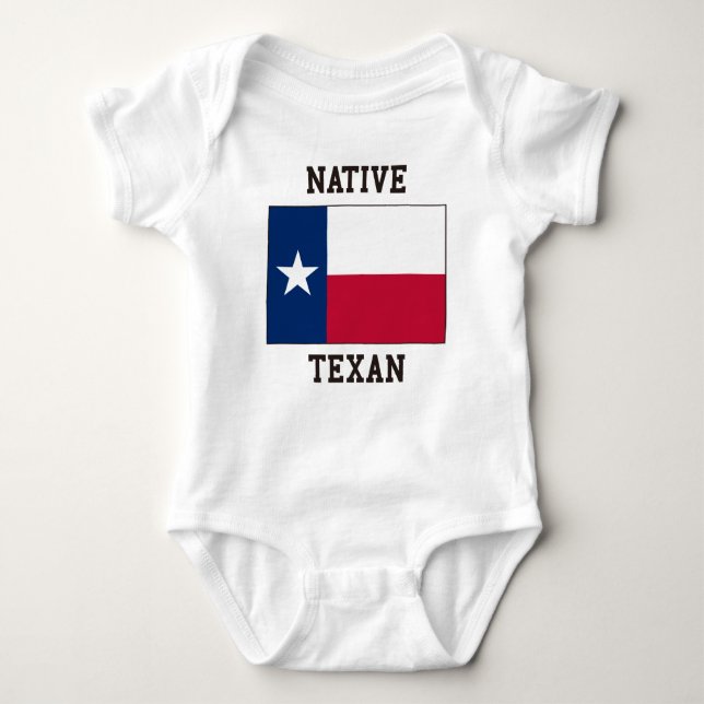 Body Para Bebé Texan nativo (Anverso)
