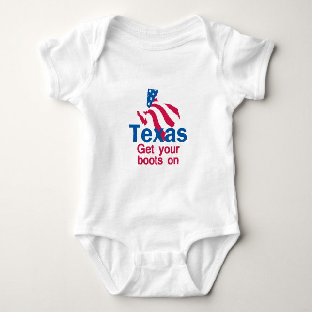 BODY PARA BEBÉ TEXAS (Anverso)