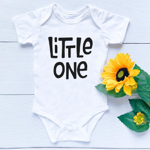 Body Para Bebé Texto de mamá de Scandi negro moderno para tu "peq