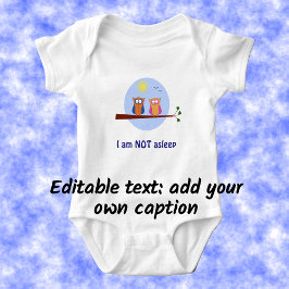 Body Para Bebé Texto divertido del personalizado personalizado de