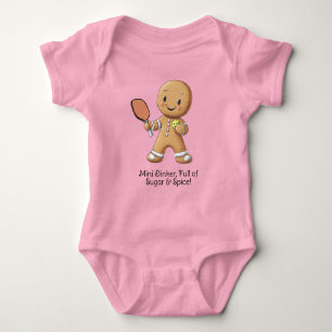Body Para Bebé Texto personalizado Gingerbread Sweetie
