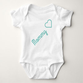 Body Para Bebé Texto simple y lindo "mamá"