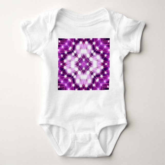 Body Para Bebé Textura de fondo de focos dinámicos (Anverso)