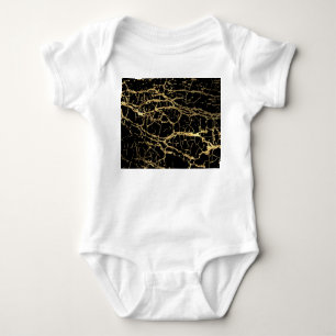 Body Para Bebé Textura de Marcado de Oro: Elemento de diseño de l
