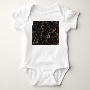 Body Para Bebé Textura de mármol: Elegante superficie de piedra.