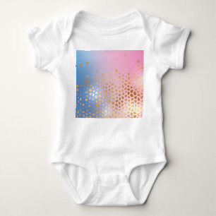 Body Para Bebé Textura dorada: fondo abstracto degradado