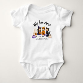 Body Para Bebé The Boo Crew Halloween Familia Personalizada