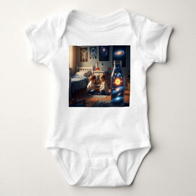 Body Para Bebé The Future Belongs to Us! Baby Bodysuits (Anverso)